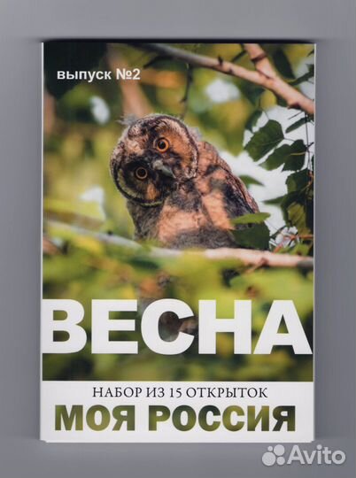 Моя Россия открытки набор Весна полный 15 шт фото