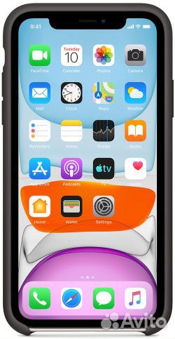 Оригинал Чехол Silicone Case для iPhone 11 (Black)