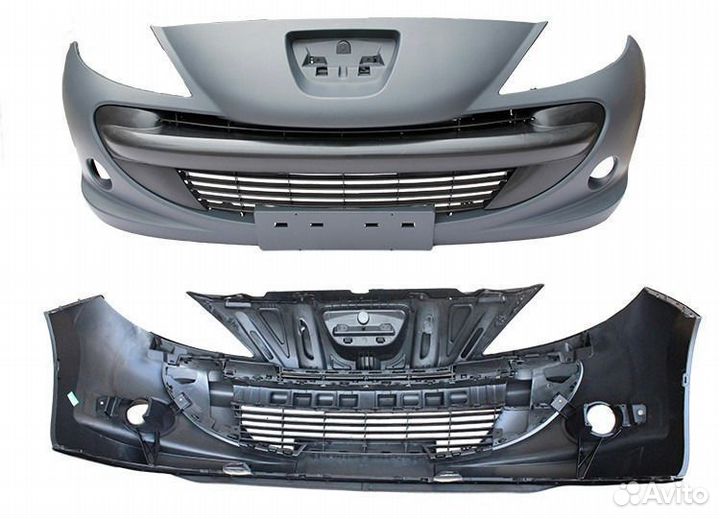 Бампер передний Пежо 207 peugeot 207 2010 год