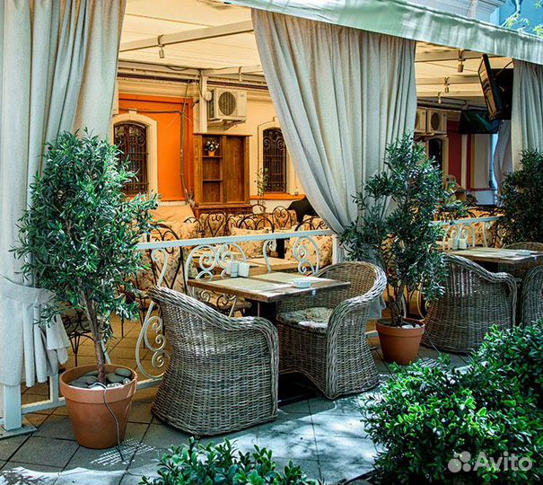 Мебель для кафе и ресторанов из ротанга