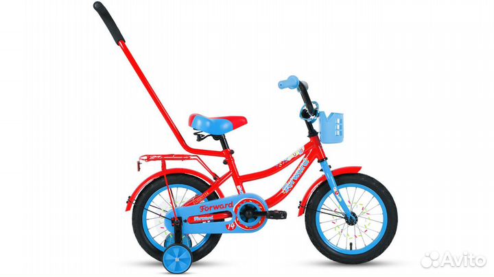 Велосипед детский Forward Funky d-14 1x1 (2022) кр