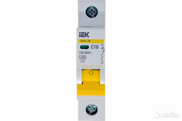 Автоматы iek c10, с16