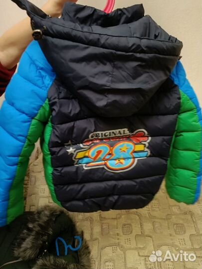 Куртка зимняя для мальчика размер 122