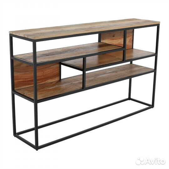 Тумба под тв лофт деревянная