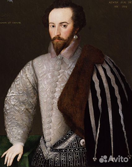 RAR.Уолтер Рэли.Coalport.Walter Raleigh.Статуэтка