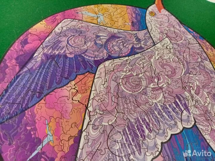 Фигурный деревянный пазл