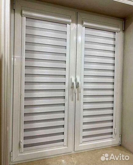 Жалюзи металлические горизонтальные