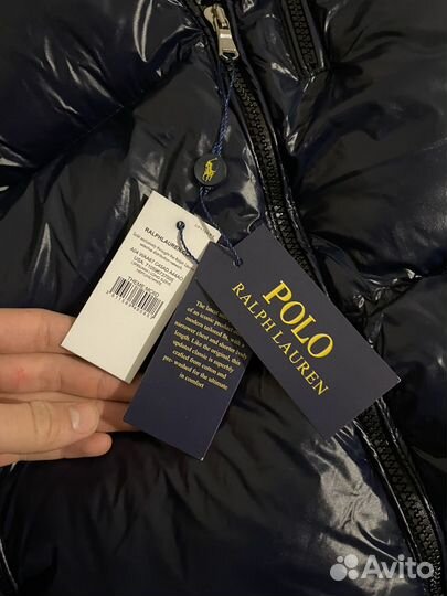 Пуховик Polo Ralph Lauren Синий