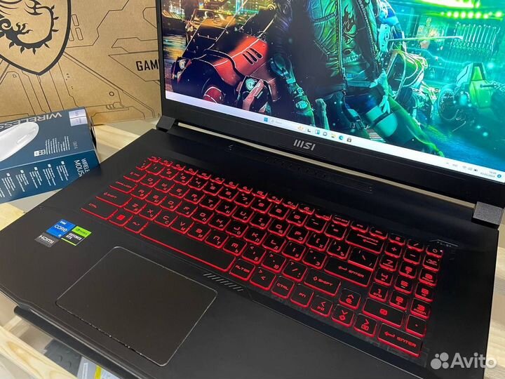 Игровой MSI Katana 17.3 144hz i5-11260H+RTX2050