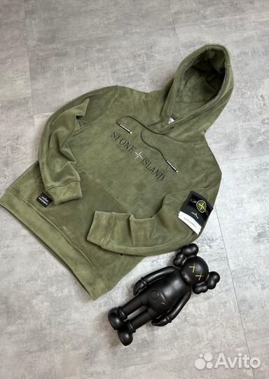 Худи Stone Island барашка на флисе