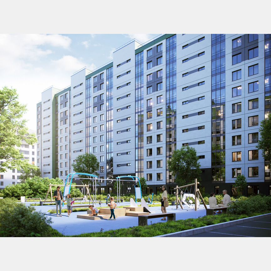 1-к. квартира, 43 м², 5/12 эт.