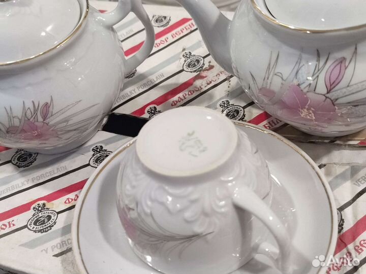 Чайный сервиз вербилки СССР