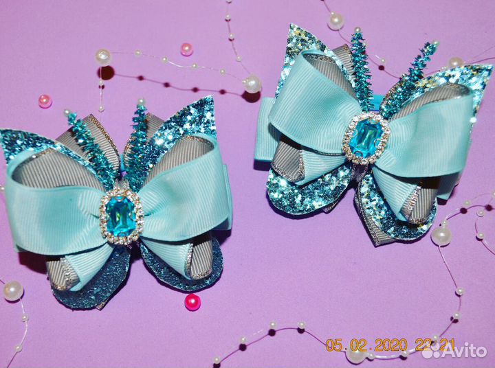 Красивые бантики-бабочки