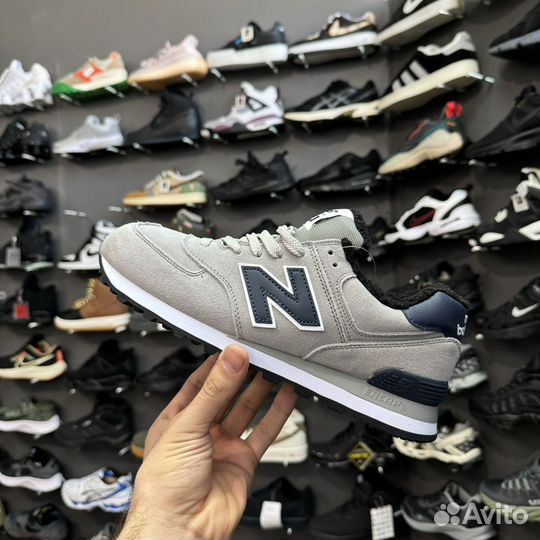 Кроссовки мужские зимние с мехом New balance 574