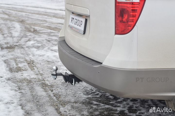 Фаркоп для Hyundai H-1, Starex, съемный квадрат