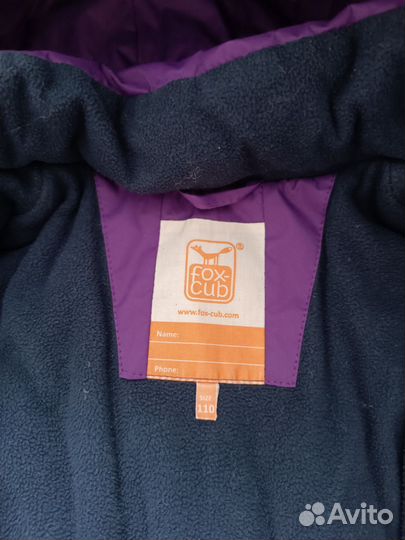 Зимний костюм для девочки 110