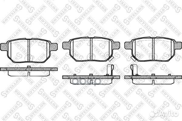 002 008SX 1286 02 колодки дисковые з. Toyota A