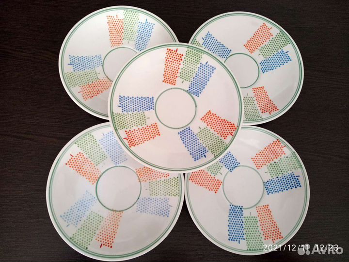 Блюдца Корея фарфор