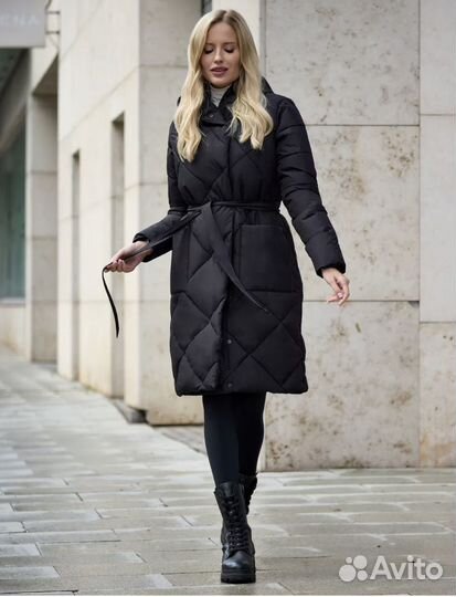Пуховик женский стеганый зимний новый с биркой