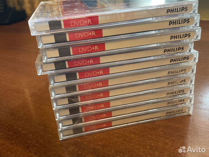 DVD+R philips 16x оригинал 10шт