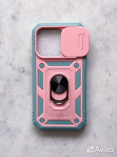 Чехол с защитой камеры iPhone 14 pro новый