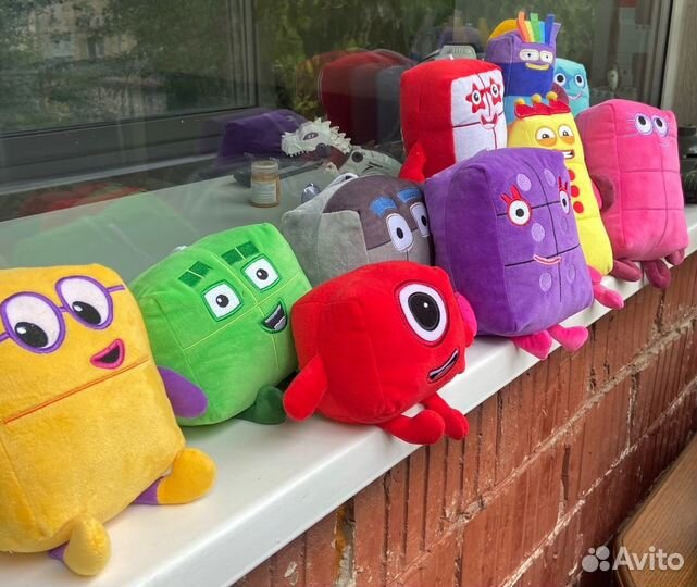 Мягкие игрушки Намбер Блокс (Numberblocks)