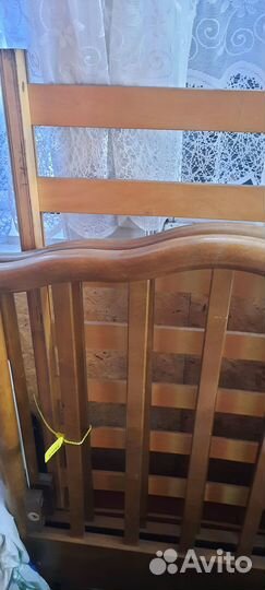 Детская кровать с новым матрасом
