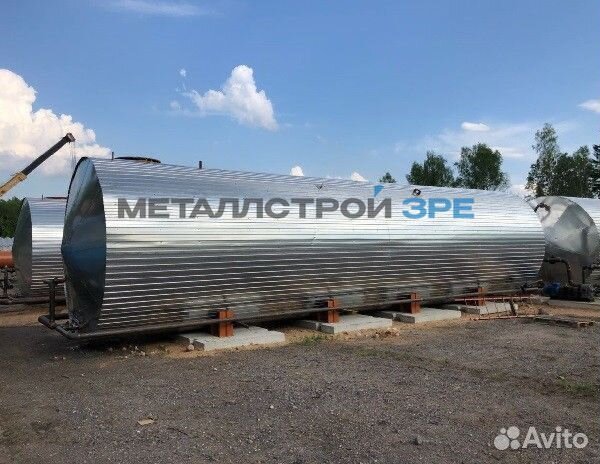 Резервуар горизонтальный стальной ргс-75 кубов