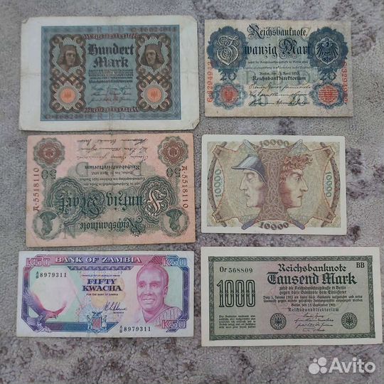 Зарубежные банкноты мира.Бумажные деньги