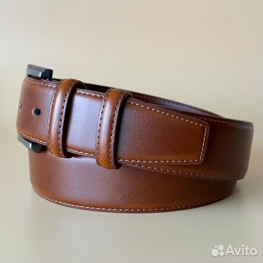 Ремень коричневого цвета кожа (новый)