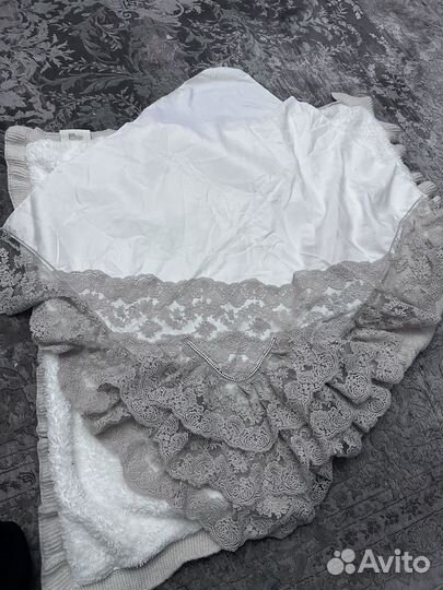 Конверт на выписку зимний вязанный