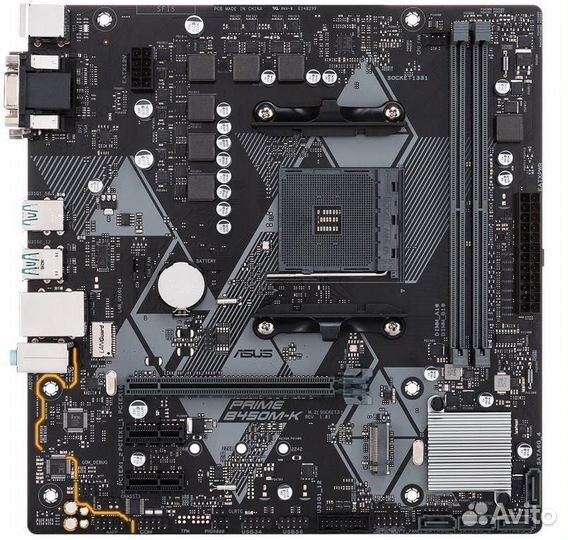 Материнская плата asus b450