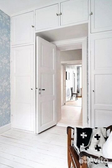 Шкаф с фрезерованными фасадами