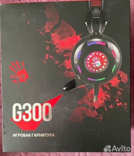 Игровые наушники bloody g300