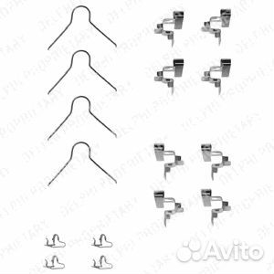 Комплект монтажный тормозных колодок LX0062