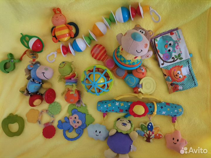 Развивающие игрушки, игрушки-погремушки
