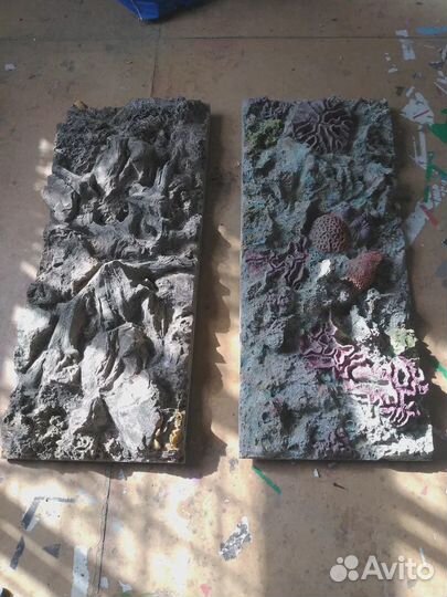 Декоративное дно для аквариума/террариума 117*50