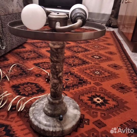 Лампа СССР мрамор