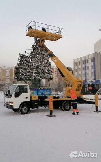 Аренда и услуги телескопической автовышки, 200 кг, 15 м