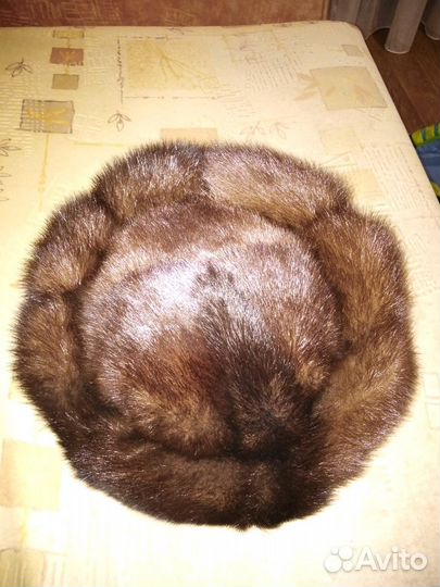 Женская шапка, норковая