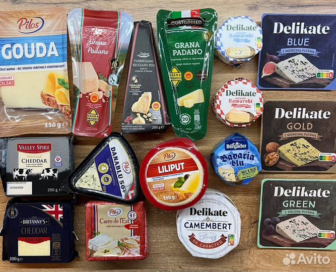 Сыр в ассортименте