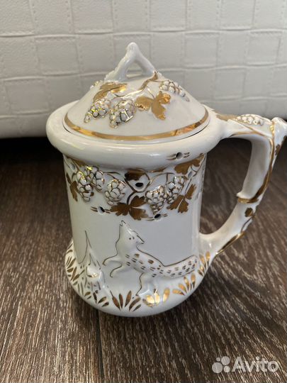 Хайта. Кружка с крышкой Напейся, но не облейся