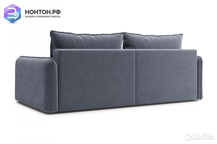 Диван тик-так Антей 3-х местный темно-серый
