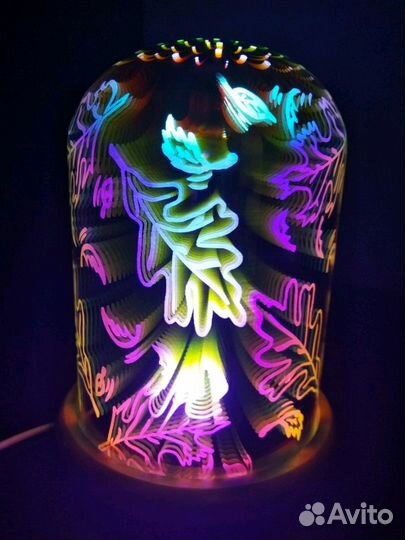 Ночник с эффектом 3D (3Д), светильник, лампа