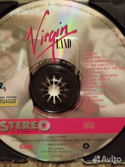 Virgin land сд диск