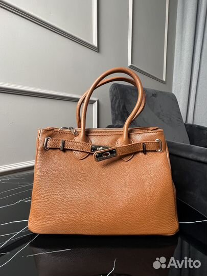 Сумка тоут из натуральной кожи Италия