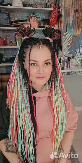 Плетение Афрокос, дедреды, Брейды