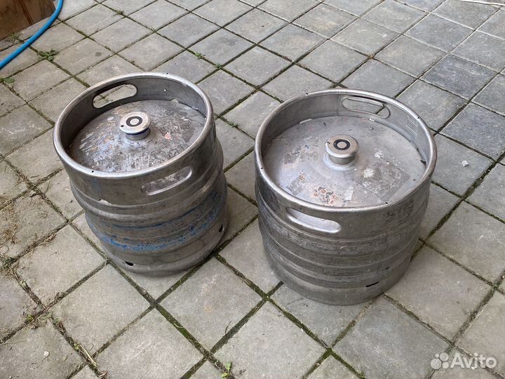 Алюминиевые кеги из под пива 30л 2шт