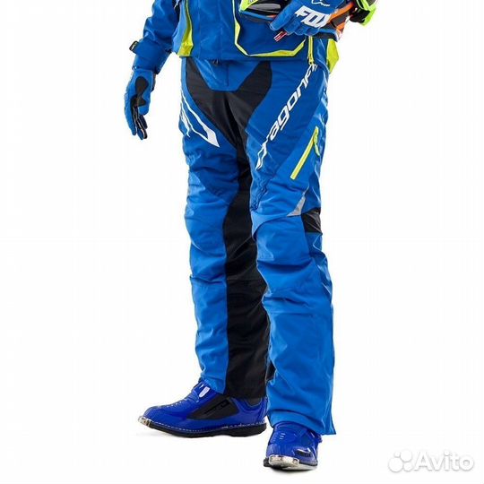 Штаны эндуро dragonfly Freeride Blue-Yellow 400160