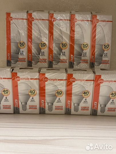 Светодиодные лампочки е27,е14